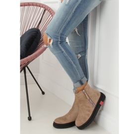 Chaussures plates sur une semelle beige NS150P Beige 5