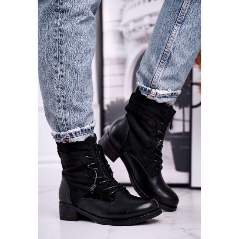 Bottes de travail pour femmes Black Bear le noir 1