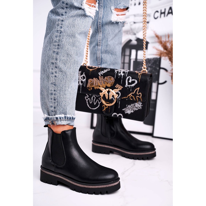 Bottines noires pour femme Bottines Jodhpur, Stiletto noir le noir 2 Bottines noires pour femme Bottines Jodhpur, Stiletto noir le noir 2