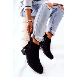 Bottes en daim noires pour femmes Numbero le noir 4