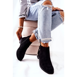 Bottes en daim noires pour femmes Numbero le noir 3