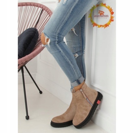 Chaussures plates sur une semelle beige NS150P Beige 1