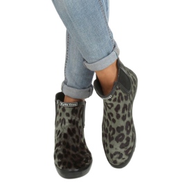 Bottes de pluie vert ocelot SY103 Taupe 2