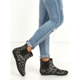Bottes de pluie vert ocelot SY103 Taupe 3