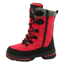 Bottes de neige avec membrane American Club SN15 / 20 rouge noir gris 1