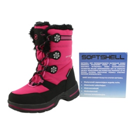 American Club Bottes imperméables softhell américaines SN13 / 20 fuchsia le noir rose 4