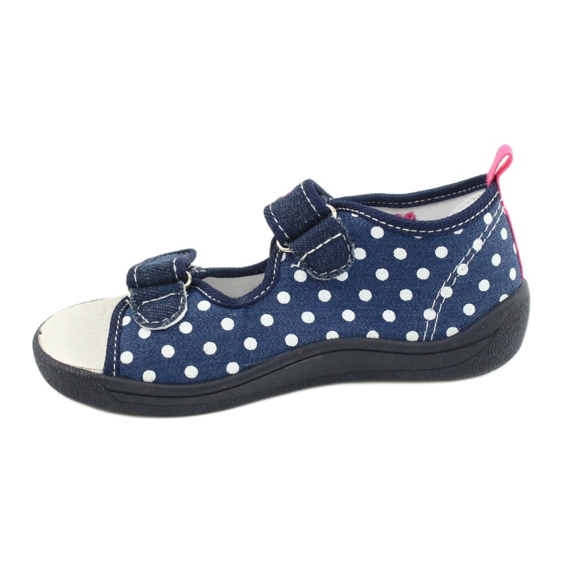 American Club Chaussons, sandales, chaussures américaines pour enfants, semelle intérieure en cuir bleu marin rose 1