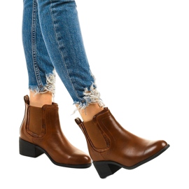 Bottes camel, bottes isolées Bluehill Jodhpur brun 1
