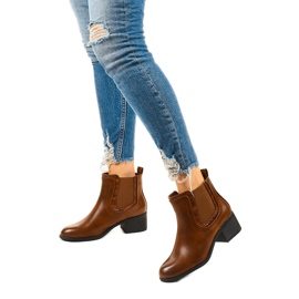 Bottes camel, bottes isolées Bluehill Jodhpur brun 2