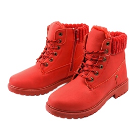 Bottines à lacets rouges Brunstane 2