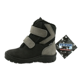 Boots noires avec membrane Mazurek 1351 le noir gris 5