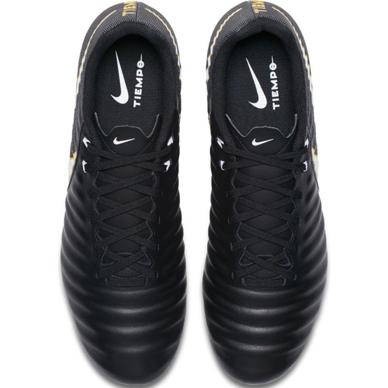 Nike Tiempo Ligera Iv Fg 897744 002 chaussures de football noir noir 1