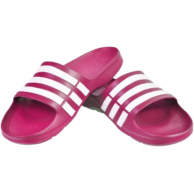 Chaussons Adidas Duramo Slide K roses G06797 1