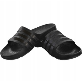 Chaussons Adidas Duramo Slide S77991 le noir 1 Chaussons Adidas Duramo Slide S77991 le noir 1