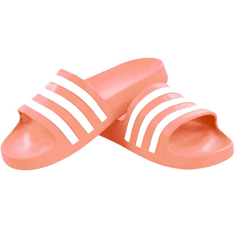 Chaussons Adidas Adilette Aqua saumon EE7345 pour femmes rose 1