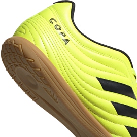 Adidas Copa 19.4 Dans les chaussures de football jaune F35487 le noir 4