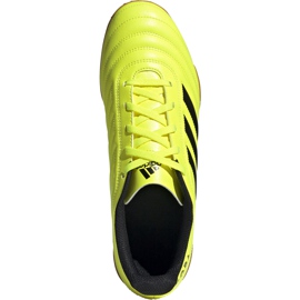 Adidas Copa 19.4 Dans les chaussures de football jaune F35487 le noir 1