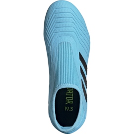 Chaussures de football adidas Predator 19.3 Ll Fg Junior bleu EF9039 1