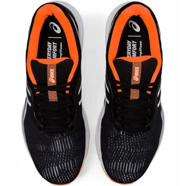 Chaussures de course pour hommes Asics Gel Pulse 11 noir et orange 1011A550 003 le noir 1