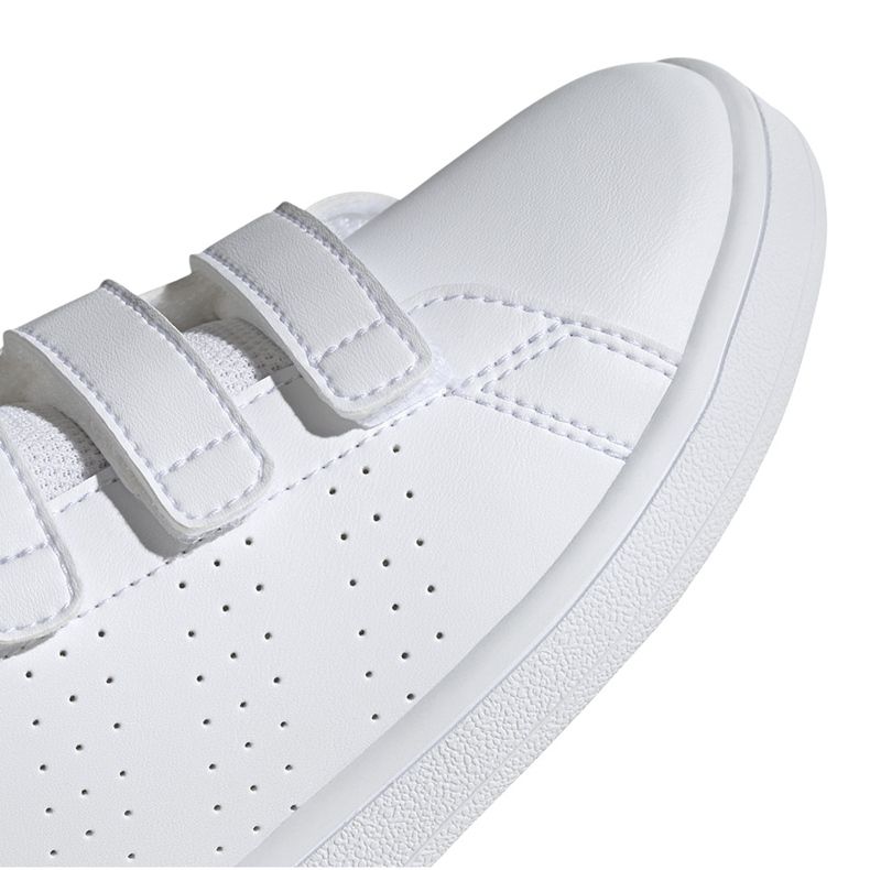 Adidas Advantage C chaussures pour enfants blanc et rose EF0221 1