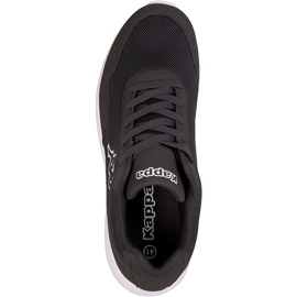 Kappa Follow chaussures pour hommes noir et blanc 242495 1110 le noir 1