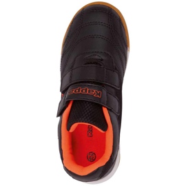 Kappa Kickoff K chaussures pour enfants noir-orange 260509K 1144 le noir le noir 1