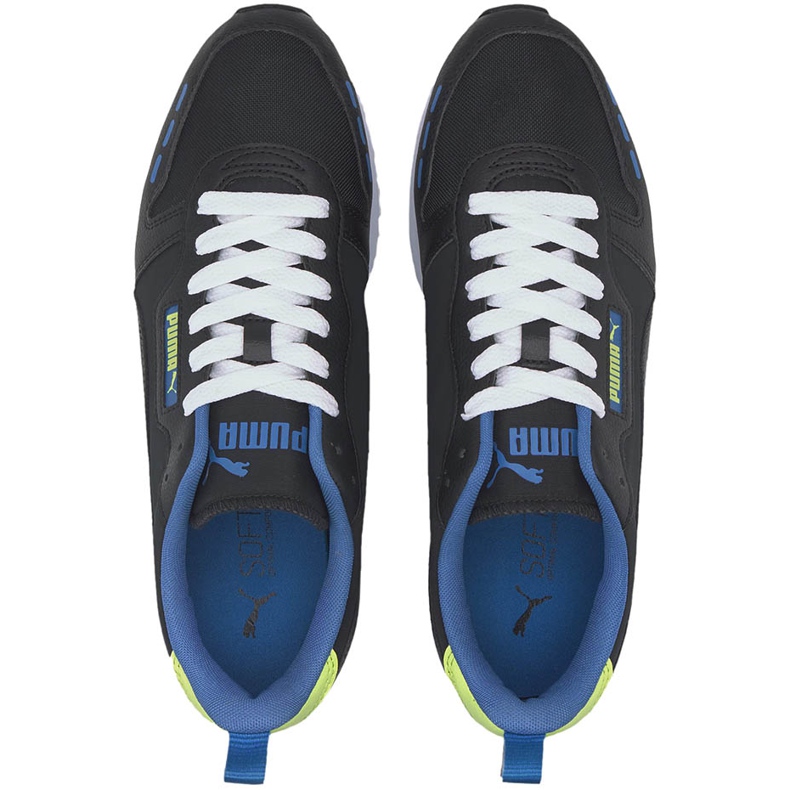 Chaussures homme Puma R78 Neon noir 373203 01 1