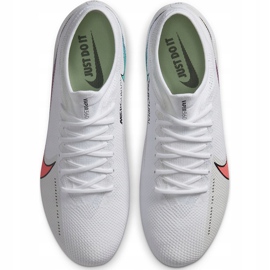 Chaussure de football Nike Mercurial Vpor 13 Pro Fg AT7901 163 blanche blanche 1 Chaussure de football Nike Mercurial Vpor 13 Pro Fg AT7901 163 blanche blanche 1