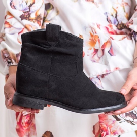 Marquiz Bottes de cowboy élégantes le noir 1