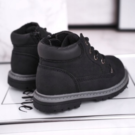 Apawwa Boots enfant garçon noires Moa boots 2