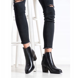 J. Star Bottes confortables sur un poteau le noir 1