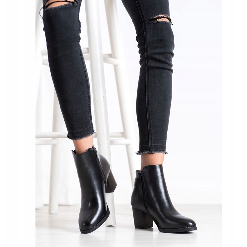 J. Star Bottes confortables sur un poteau noir 1