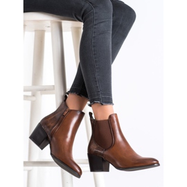 Bottes Sergio Leone à la mode brun 2