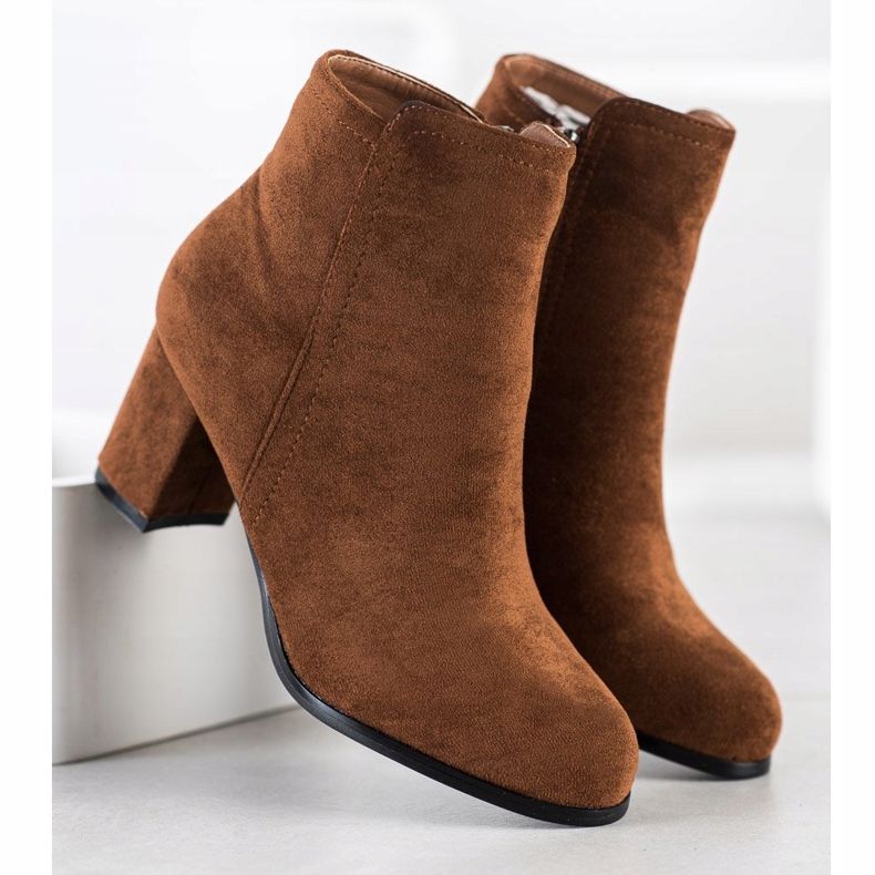 Wilady Bottes de chameau à la mode brun multicolore 2