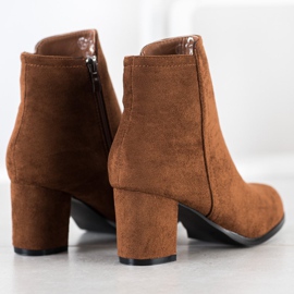 Wilady Bottes de chameau à la mode brun multicolore 5