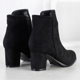 Wilady Bottes noires à la mode le noir 2