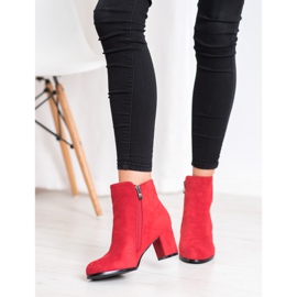 Wilady Bottes rouges à la mode 2