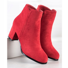 Wilady Bottes rouges à la mode 3