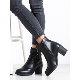 Gogo Bottes chaudes avec une fermeture éclair le noir 3