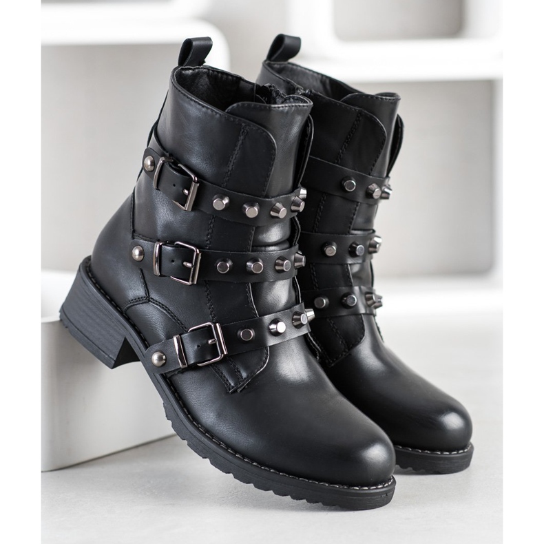 SHELOVET Travailleurs chaleureux avec des ornements noir 2