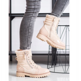 SHELOVET Trappeurs élégants avec réchauffement beige 2