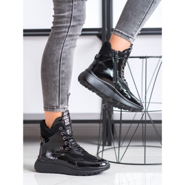 SHELOVET Chaussures de sport avec isolation noir 1