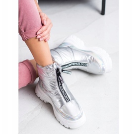 SHELOVET Bottes de neige sur le curseur argent 1