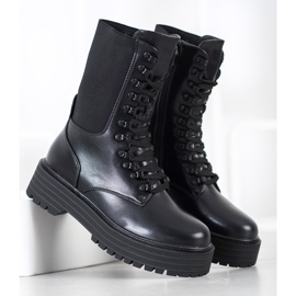 Yes Mile Bottes hautes noires 2