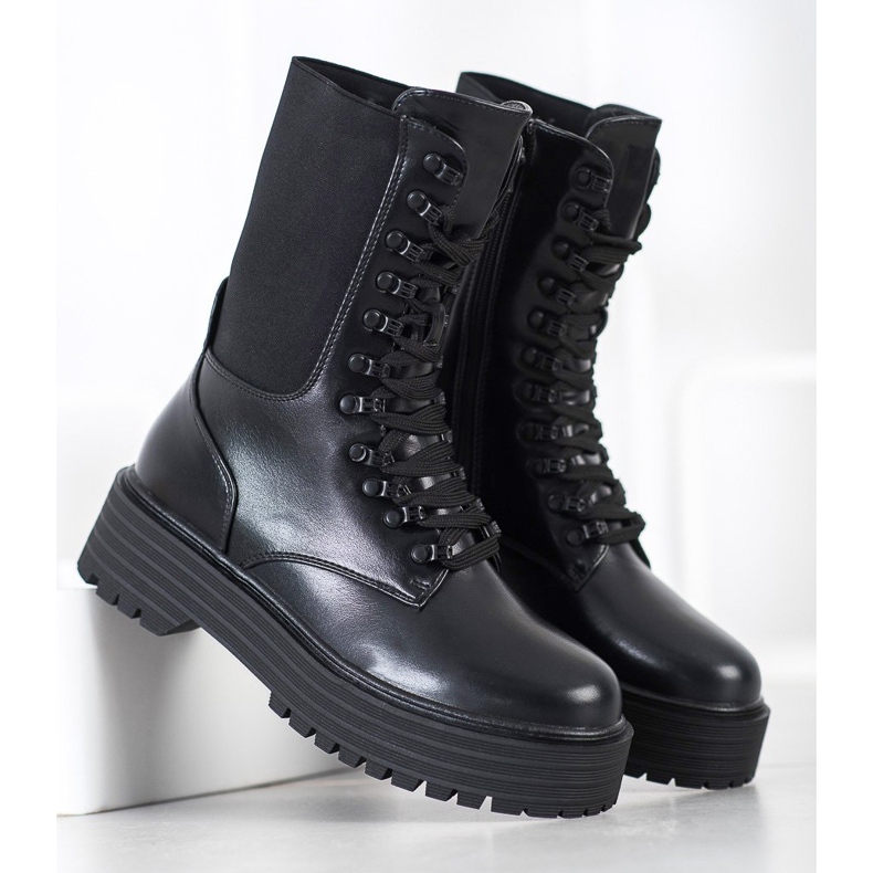 Yes Mile Bottes hautes noires 2