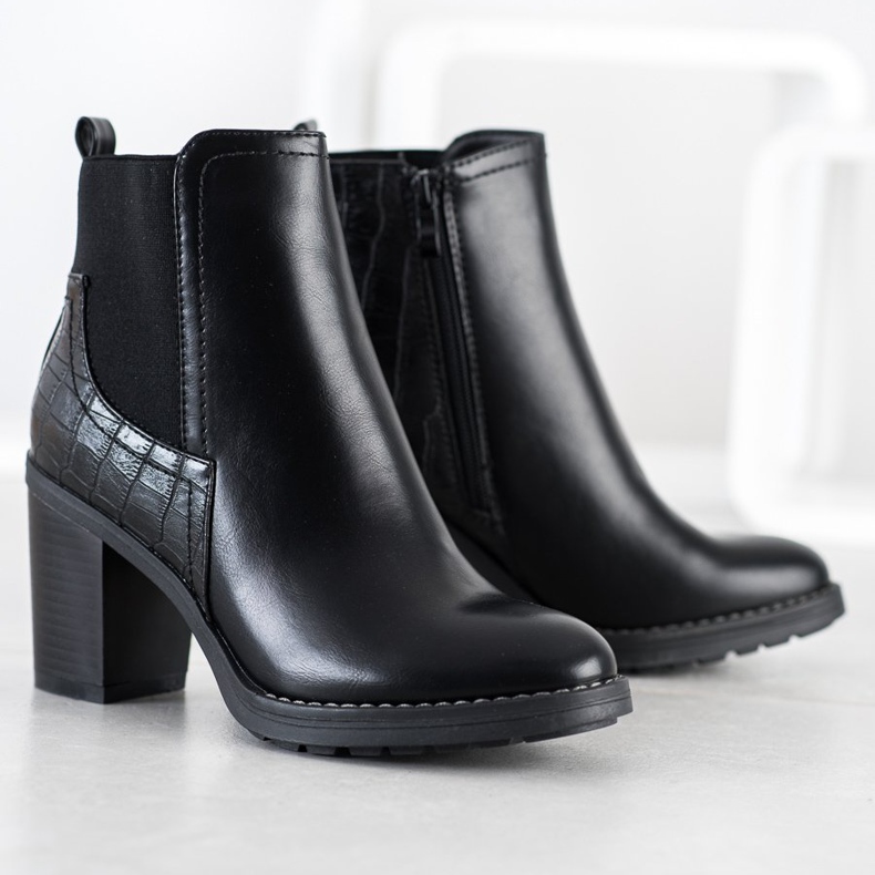 Super Me Bottes classiques avec isolation noir 2