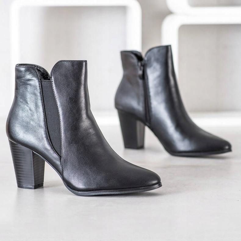 SHELOVET Bottes chaudes sur le poste le noir 1 SHELOVET Bottes chaudes sur le poste le noir 1