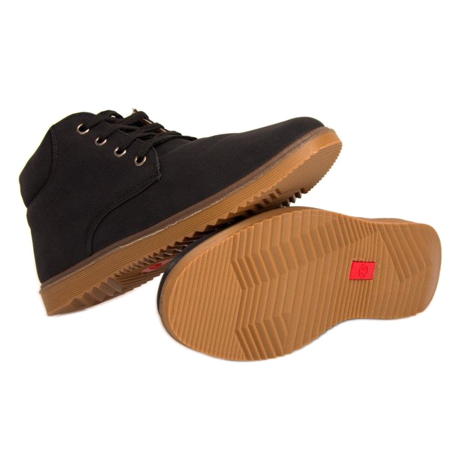 Bottines chaudes pour hommes Sal Black 1306 le noir 2 Bottines chaudes pour hommes Sal Black 1306 le noir 2