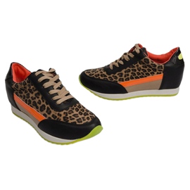 Baskets Baskets Sport E387 Marron brun multicolore 1