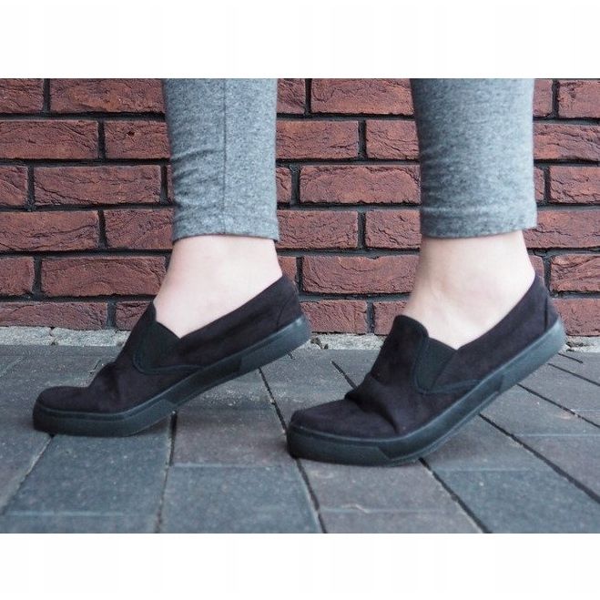 Baskets à enfiler Slip On SNK18 Noir 2